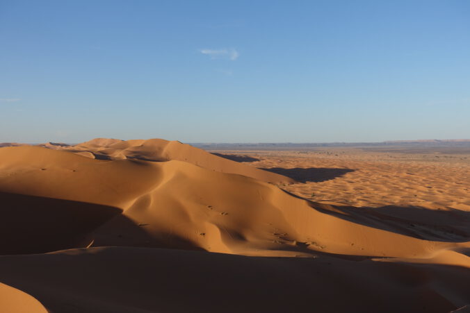 Blick von einer großen Düne aus