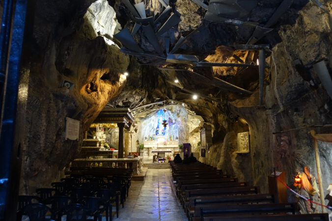 Felsenkapelle im Santuario di Santa Rosalia