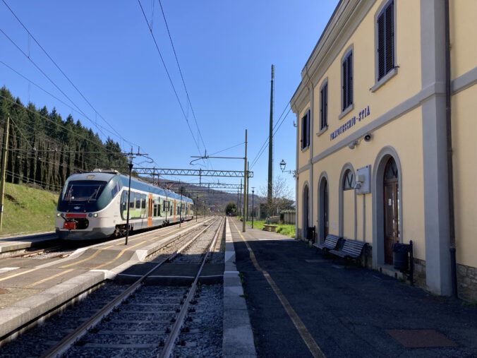 Der Bahnhof Pratoveccio Stia