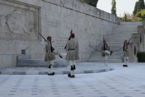 Wachablösung vor dem Parlament in Athen