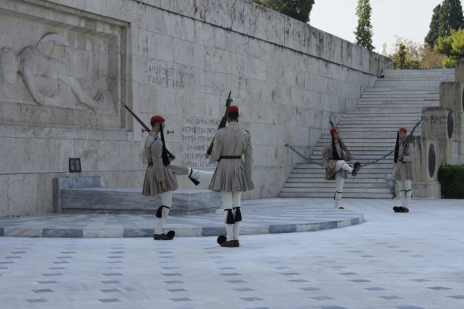 Wachablösung vor dem Parlament in Athen