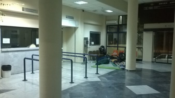 Übernachten im Bahnhof Paleofarsalos, die erste Nacht mit Klimaanlage